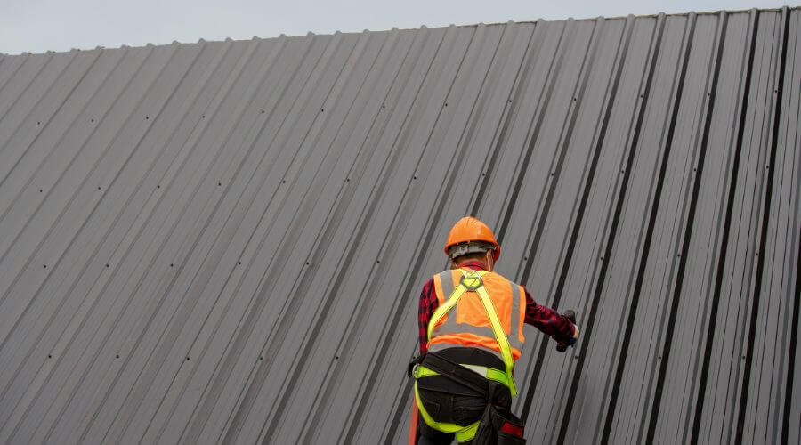 Professional metal roof installation services in Premium, KY